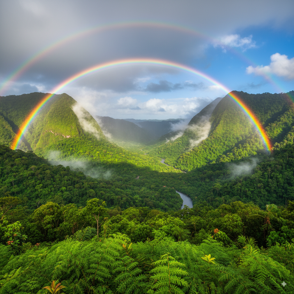 Hurricane rains bring green growth