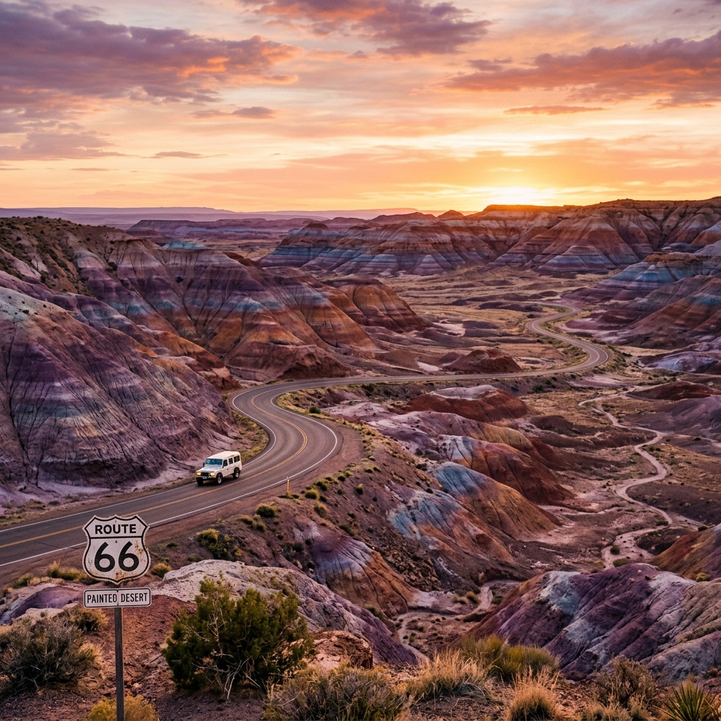 Painted Desert, Route 66 Centennial Pin