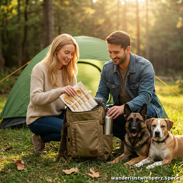 Val and Chip packing zero waste travel kits